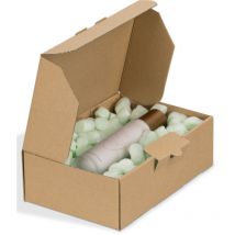 Kk Verpackungen - 500 x dhl Kleinpaket Kartons Faltschachteln 160 x 160 x 80 mm (Außenmaß) Braun