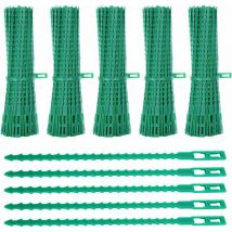 Ccykxa 500er-Pack Pflanzenbinder, 17 cm verstellbare Gartenbinder, flexible Garten-Kunststoffbinder, Gartenkabel-Tomatenbinder zur Unterstützung von