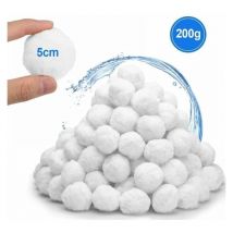 200g Balles Filtrantes, Réutilisables Balle Filtrante Piscine,Remplacer de Sable Filtration Piscine,Convient aux systèmes de Filtration pour Piscine