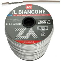 500ML filo stendibiancheria biancone zincato 4,5 mm