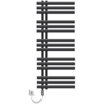 Luxebath - ecd Germany Iron em Design Radiateur sèche-serviettes 900W - 500 x 1200 mm - Anthracite - Sèche-serviettes chauffant