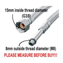 50cm Tuyau Flexible d'Alimentation Pour Robinet 3/8 x M8x1