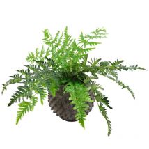 Leaf - 50cm Luxury Artificial Evergreen Fern Plant