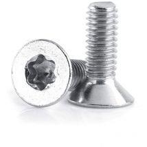 Ej.life - 50pcs 304 Edelstahl Innensechskant Senk Rundkopf Schrauben, M4 x 8,10,12,16,20,25,30mm(M4×16)