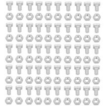 Eosnow 50pcs écrous en aluminium 50pcs boulons outil ensemble d'accessoires pour serre