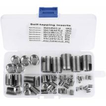 Tunwit - 50pcs Inserts Filetés Auto-taraudeurs En Acier Inoxydable 302, Vis D'Insertion De Filetage Auto-taraudé Hélicoïdal