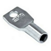 50PZ chiave x tavellino sportelli in zama art. 625X comunell