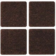 Cf confezione feltrini per sedie marrone 25X35 mm