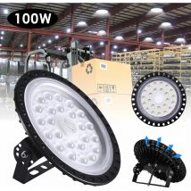 Highsam - 50W a 500W 6000K ufo led Foco Industrial Redondo - 100W