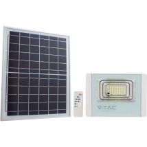 Vtac - V-tac Faro Led Con Telecomando E Pannello Solare 50w Batteria Lfp Colore Bianco 6000k Ip65