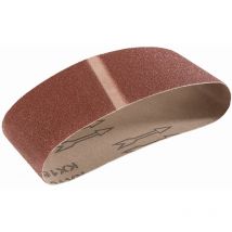 50x Arebos Bandas de lija Papeles de lija para lijadora de banda 75x510mm Grano 60