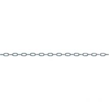 Pösamo Uhrkette vernickelt 1,0mm Ro.50m (130x60) 50 Stk