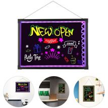 50X70cm Tableau d'écriture LED Tableau d'éclairage Publicité avec stylos