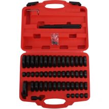 Maxpeedingrods - 52-tlg. Radlager Druckstück Montagescheiben Treibsatz Press Werkzeug 18-65 mm