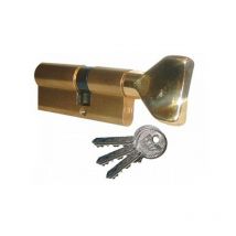 City - 525930307 Cilindro de pomo 30 x 30 - Latón pulido