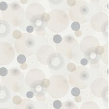 Bricoflor Papier Peint Géométrique Papier Peint Blanc, Gris Et Crème Pour Salle De Bain, Cuisine & Plus Tapisserie Moderne Motif Gris
