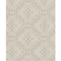 Papier peint vinyle expansé intissé – Motifs géométriques et ethniques – 53cm x 10,05m – Résistance à la lumière – Noordwand