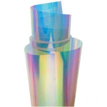 54 'x 20' camélon couleur fenêtre film arc-en-ciel effet irisé fenêtre teinte décoratif verre autocollant auto-adhésif maison décalcomanie bricolage