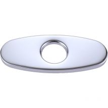5,5-zoll-lochabdeckung, Edelstahl-spülbeckenabdeckung Für Badezimmer- Oder Küchenspülenarmaturen, 1- Oder 3-loch-mischbatterien (silber)