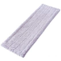 Fröhlich Mopp Nachfüllung Staubfalle Gämse Mopp für Nass & Trocken 100% Mikrofaser Waschbar Umweltfreundlich Flieder Maße: 45x15cm