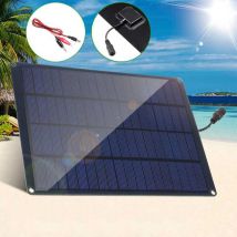 5.5W Panneau Solaire Chargeur de Batterie Portable Extérieur 12V pour Camping Voyage