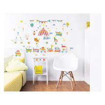 56 Stickers enfants Cirque Walltastic