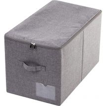56 x 32 x 33 cm (l x l x h) - Boîte de rangement pliable pour vêtements d'hiver avec couvercle - Compatible avec Ikea Pax Closet d'une profondeur de