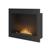 Sololed - Cheminée au bioéthanol encastrable Corner 600 Left SimpleFire avec verre