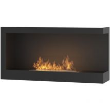 Sololed - Corner 900 Right Cheminée au bioéthanol encastrable SimpleFire avec verre