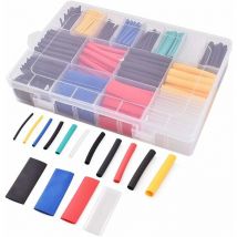Shining House - 580er-Pack 2:1-Wärmeschrumpfschläuche – mehrfarbig – 11 Größen – verschiedene Kabelschläuche – elektrisches Isolationsset