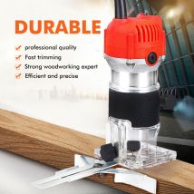 Dewin - 580W 30000r/min Elektrischer Holzbearbeitungstrimmer Handholzbearbeitungsfräsmaschine Holzbearbeitungskantenfräser eu
