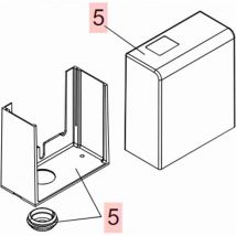 Genius - 00058P2023 Base et couvercle pour centrale électrique coulissante 00058p2023 Automation