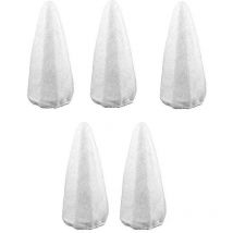 Alovez - 5er-pack Ersatz-baumwollfilter Für Wiederaufladbaren Handstaubsauger Für Pools