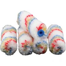 5er Set Ersatz Farbroller für unebene Untergründe Farbwalze 100mm