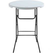 5er-Set Klappstehtische Weiß