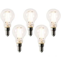 Luedd - 5er-Set Smart E14 LED-Lampen P45 4,5W 470 lm 1800-4000K