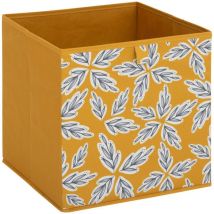 Boîte de rangement mix n modul motif folia jaune 31x31cm - 5five