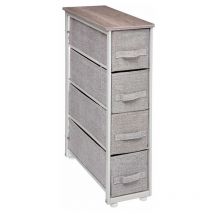 Five - cajonera estrecha gris claro 73,5x48x20cm