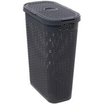 Corb slim 40l gr beton rattan - 5five