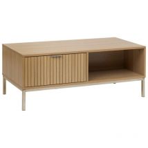 5five Simply Smart - Niedriger Rechteckiger Couchtisch Tasso, 100 X 50 X 40 Cm