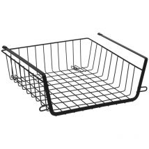 Panier de rangement à suspendre 31,5cm noir - 5five