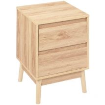 5five Simply Smart - Nachttisch Abana, 2 Schubladen, 40 X 40 X 56 Cm