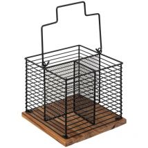 Vaso per posate a 3 scomparti - 5five