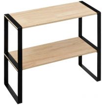 Scaffale a 2 piani 40x35cm blackwood - 5five