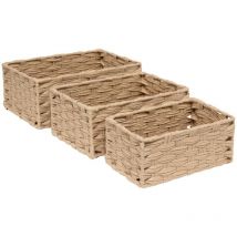 3 cestini tresse beige - 5five