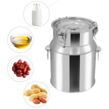 Senderpick - 5L Jarra para leche Jarra para leche de acero inoxidable Cubo sellado Jarra para leche 1,32 galones