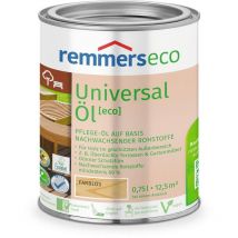 Remmers Gmbh - Remmers Universal-Öl [eco], 0,75 Liter, Gartenholz-Öl für aussen und innen, optimal für Gartenmöbel oder Holzterrassen, ökologisch,