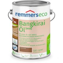 Remmers Gmbh - Remmers Bangkirai-Öl [eco], 2,5 Liter, nachhaltiges Bangkirai Öl, aussen und innen, optimal für Bangkirai Gartenmöbel, Terrassen,