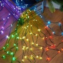 Festive Productions - 5m Indoor Digital led Christmas Tree Firefly Wire Lights Colour Changing Home Decoration