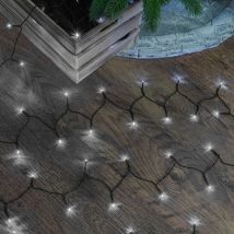Festive Lights - 5m Battery Power led Fairy String Lights White Outdoor Garden Decoration Twinkle